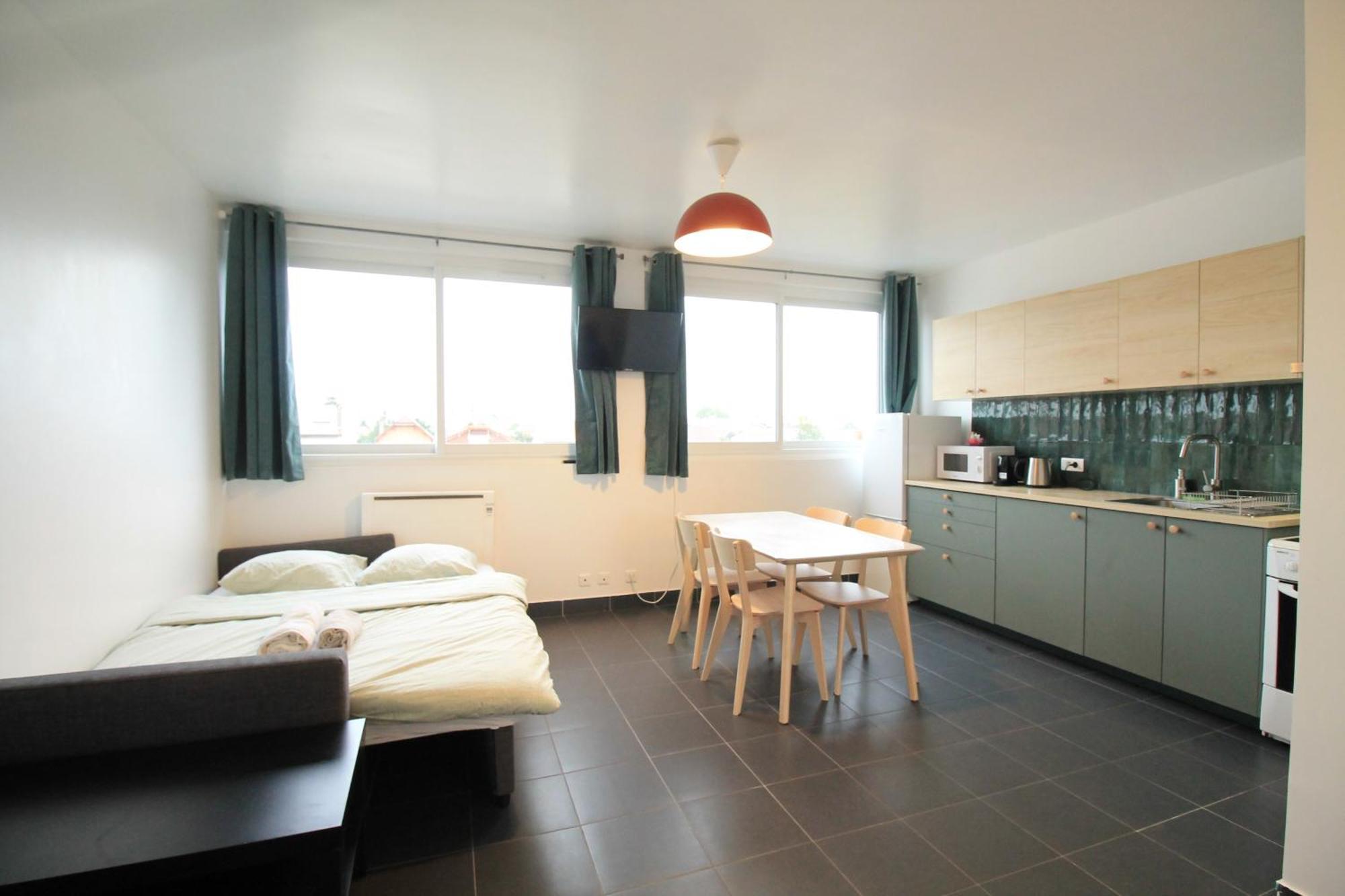 Escale-Marne Fr - 202 - Free Parking - Free Luggage Storage - All Equipped - Linen Included - Washing Machine - 10Mn Walk Metro 8 - Rer A - Panoramic View - From 1 To 14 Guests Maisons-Alfort Cameră foto
